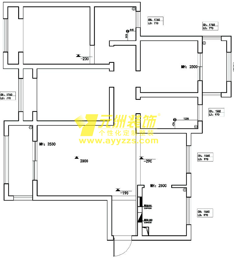 1單元1203室·127平米