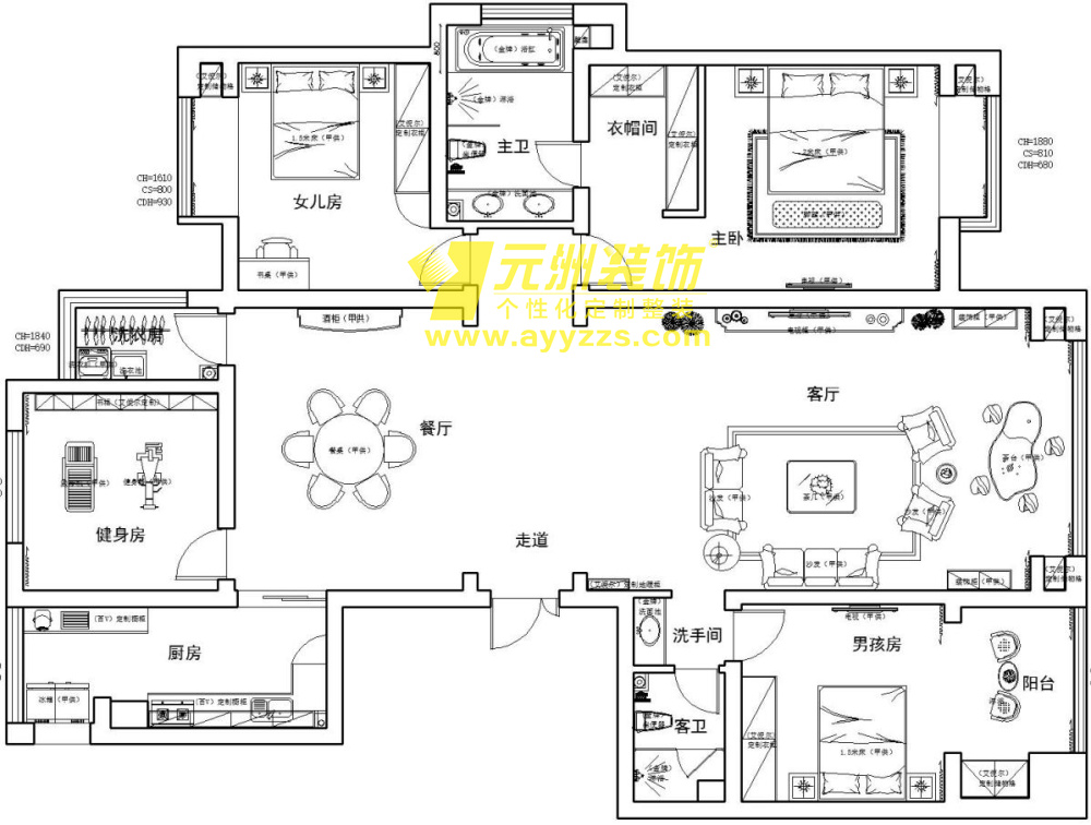 4單元2302室·149平米