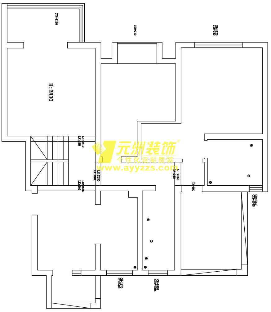 2單元702室·180平米